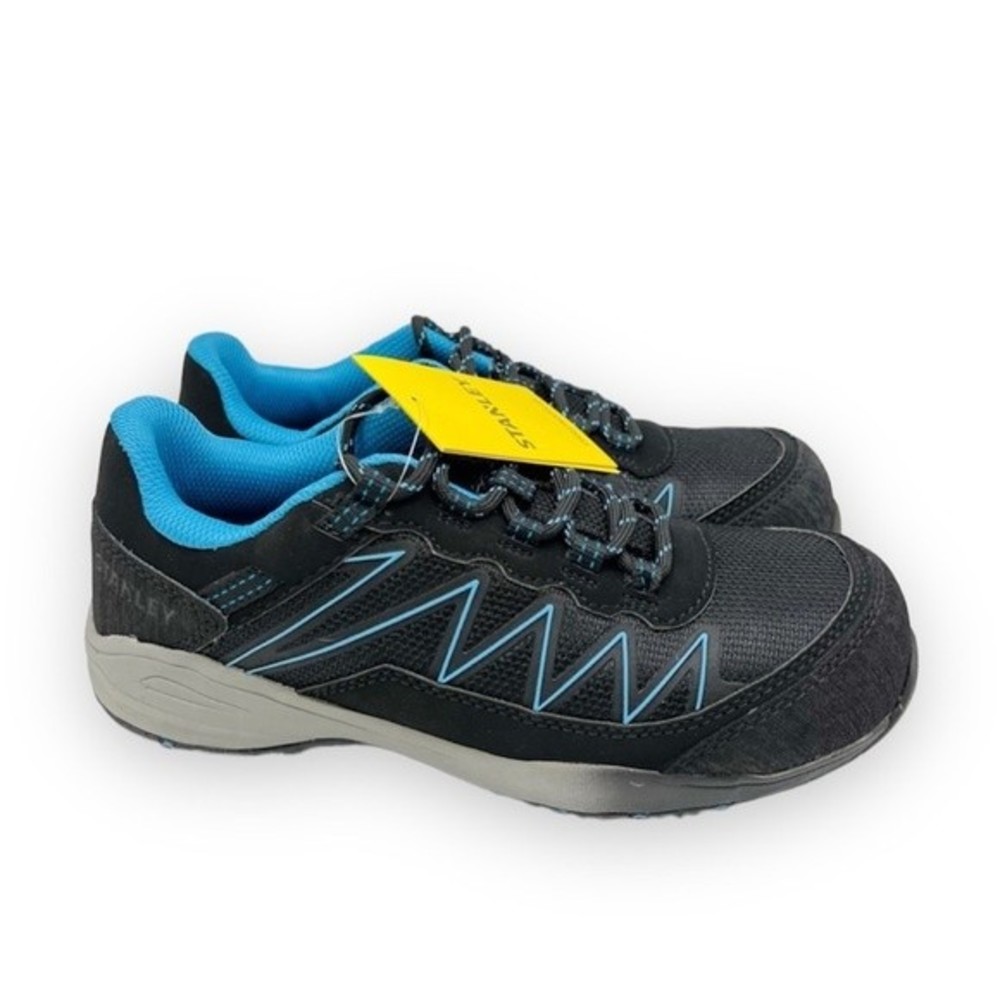 Stanley‎ Size 8 Breeze Low Composite Toe SW3171S Blue Gray Work Shoes Sneakers